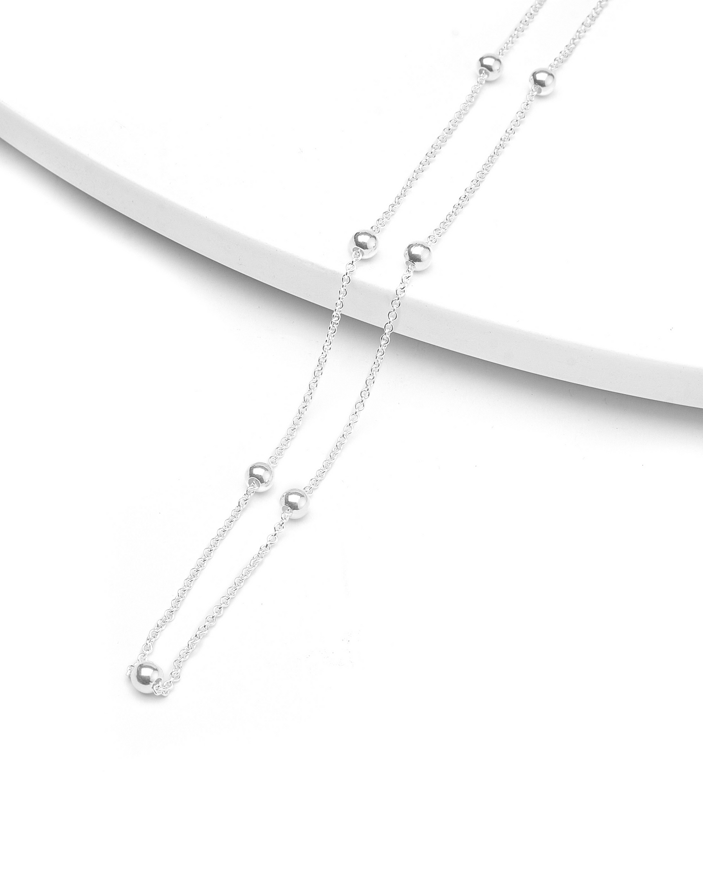 Connecting the dots silver chain
